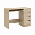 Schreibtisch mit 4 Schubladen und Tastaturauszug Eiche Sonoma Spanplatte 100 x 50 x 75 cm